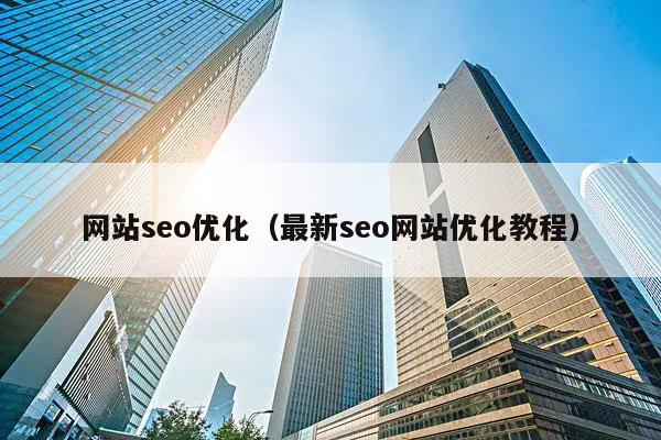 网站seo优化（最新seo网站优化教程）